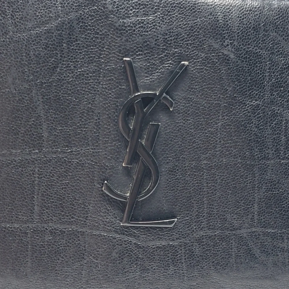 Saint Laurent YSL Organizer Croc Embossed Zippy Long Wallet - Picture 5 of 10